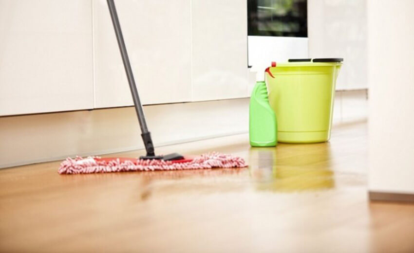 Ngăn côn trùng trú ngụ trên sàn nhà, Nên sử dụng sản phẩm nước lau gì cho sàn nhà